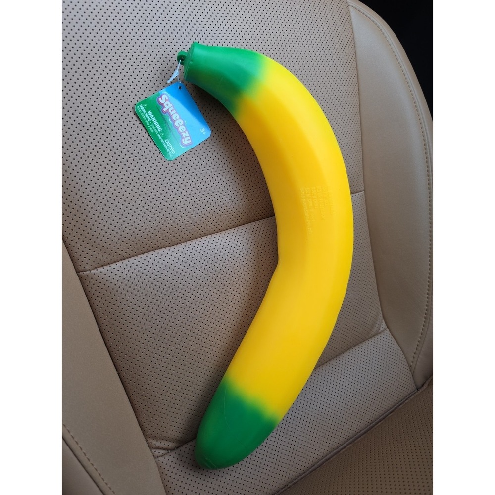 Smushmart Giant Squishy Banana Funny Gift Stretches up to 6 Feet Sensory Toy